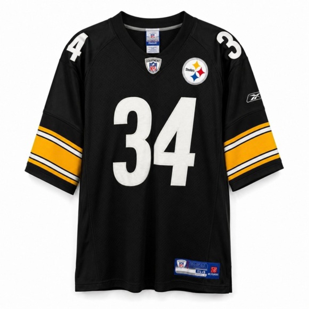 Mens Reebok‎ Pittsburgh Steelers Rashard Mendenhall 34 Jersey Black Size 54